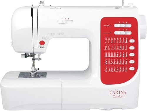 Carina Comfort Nähmaschine mit 40 Stichprogrammen & Einfädelhilfe – Ansicht 2